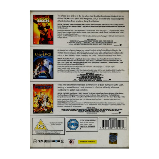 Kangaroo Jack + Cats & Dogs + Looney Tunes: Back In Action