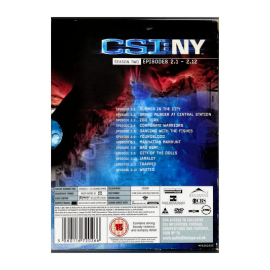 Csi: Crime Scene Investigation Ny 2 E1-12
