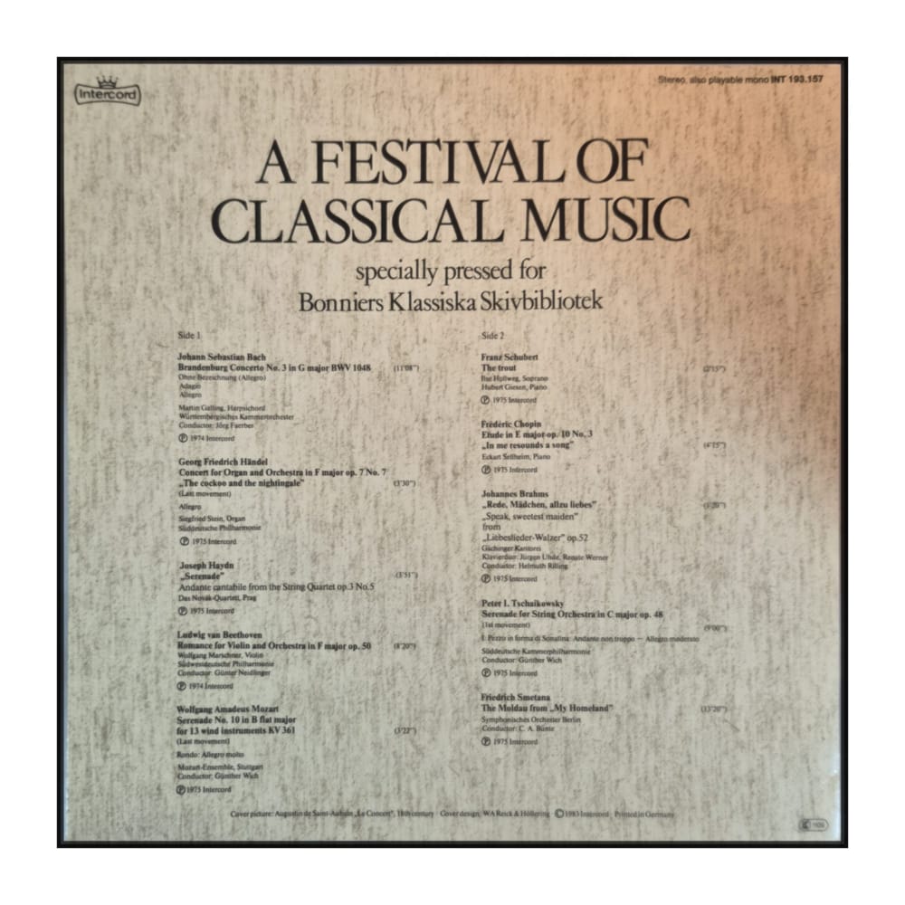 A Festival Of Classical Music