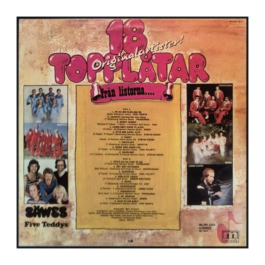 18 Topplåtar – Originalartister Från Listorna