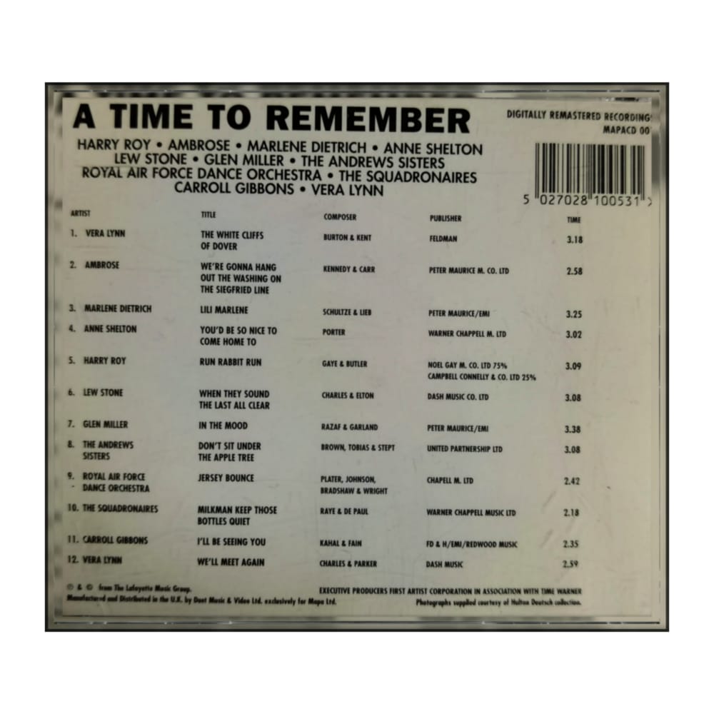 A Time To Remember