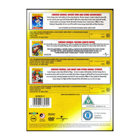 Curious George: 3 Dvd Box Set