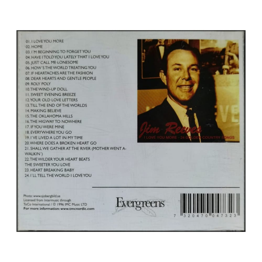 Jim Reeves: I Love You More: 24 Golden Country Songs