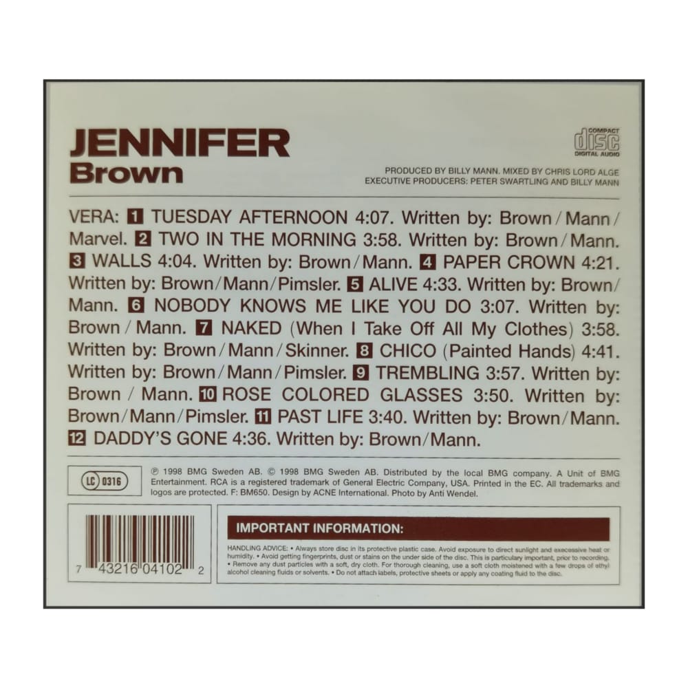 Jennifer Brown: Vera