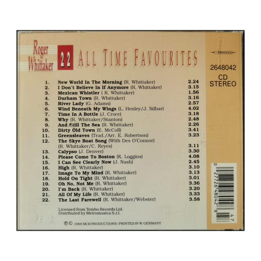 Roger Whittaker: 22 All Time Favourites