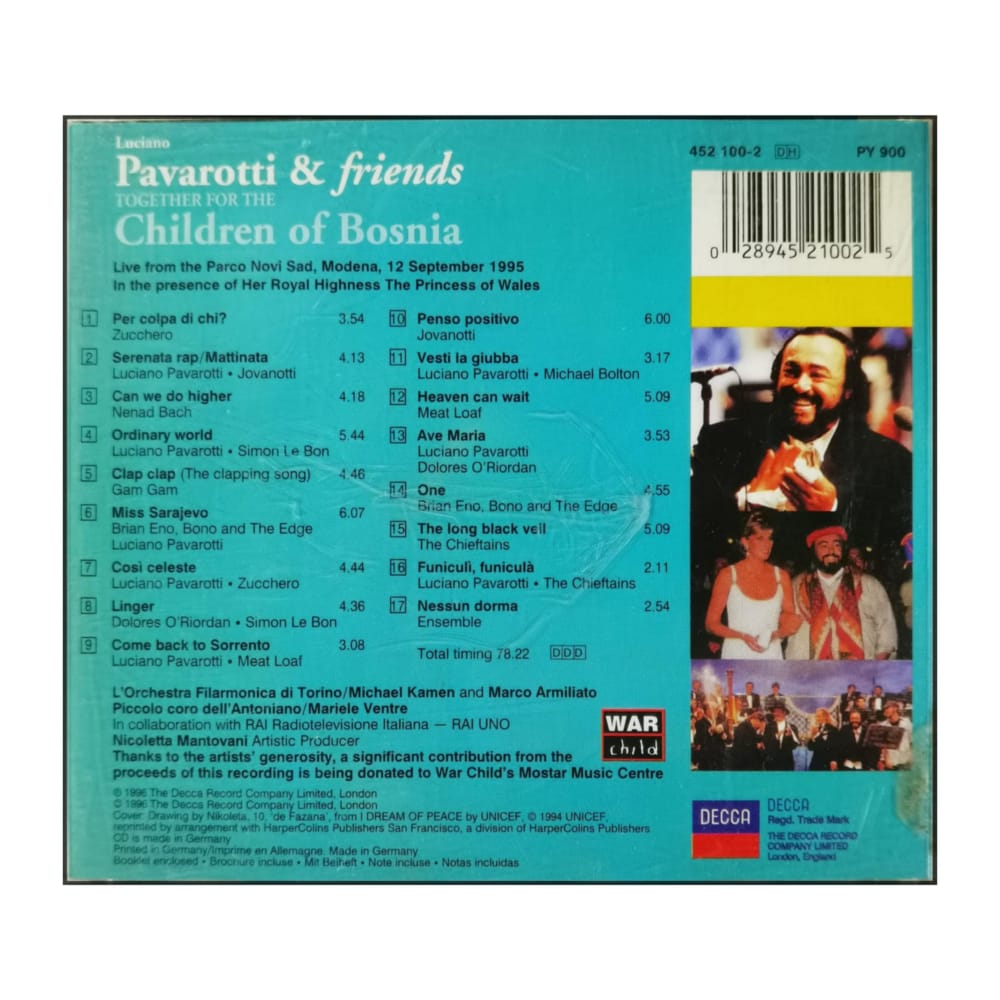 Pavarotti & Friends: For The Children Of Bosnia