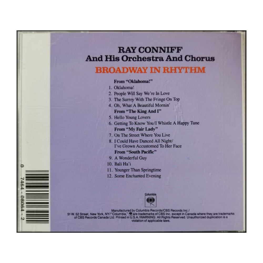 Ray Conniff And His Orchestra And Chorus: Broadway In Rhythm