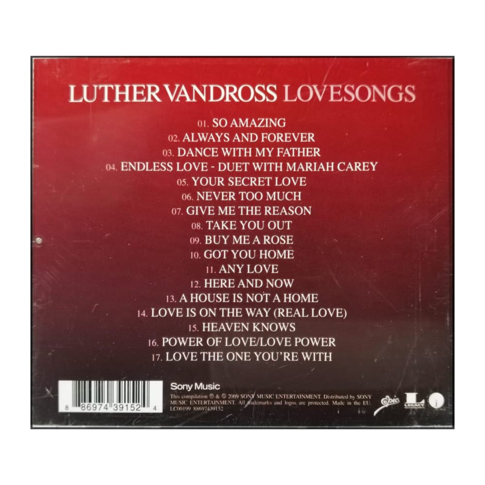 Luther Vandross: Love Songs