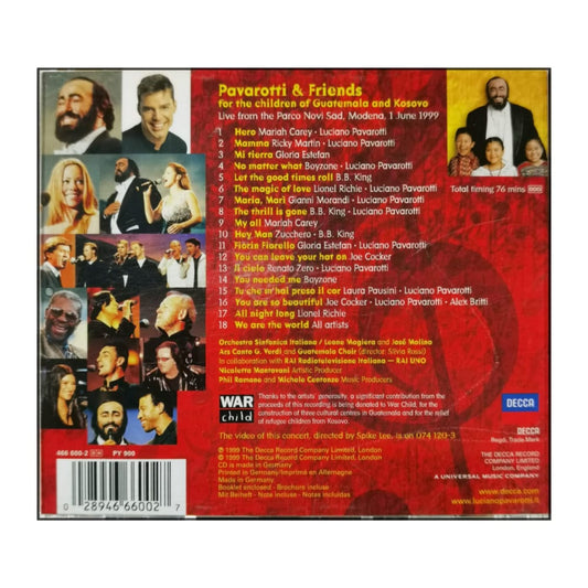 Pavarotti & Friends For Guatemala And Kosovo