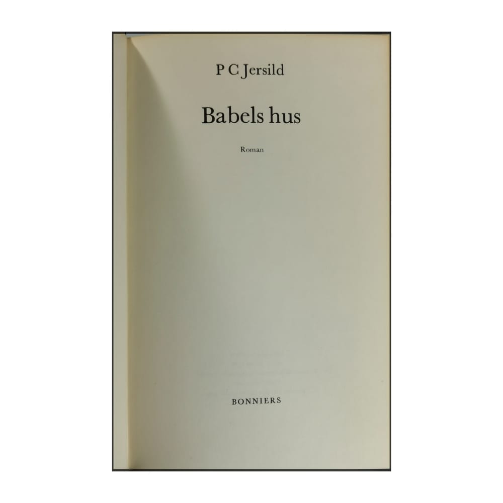 P.C. Jersild: Babels Hus
