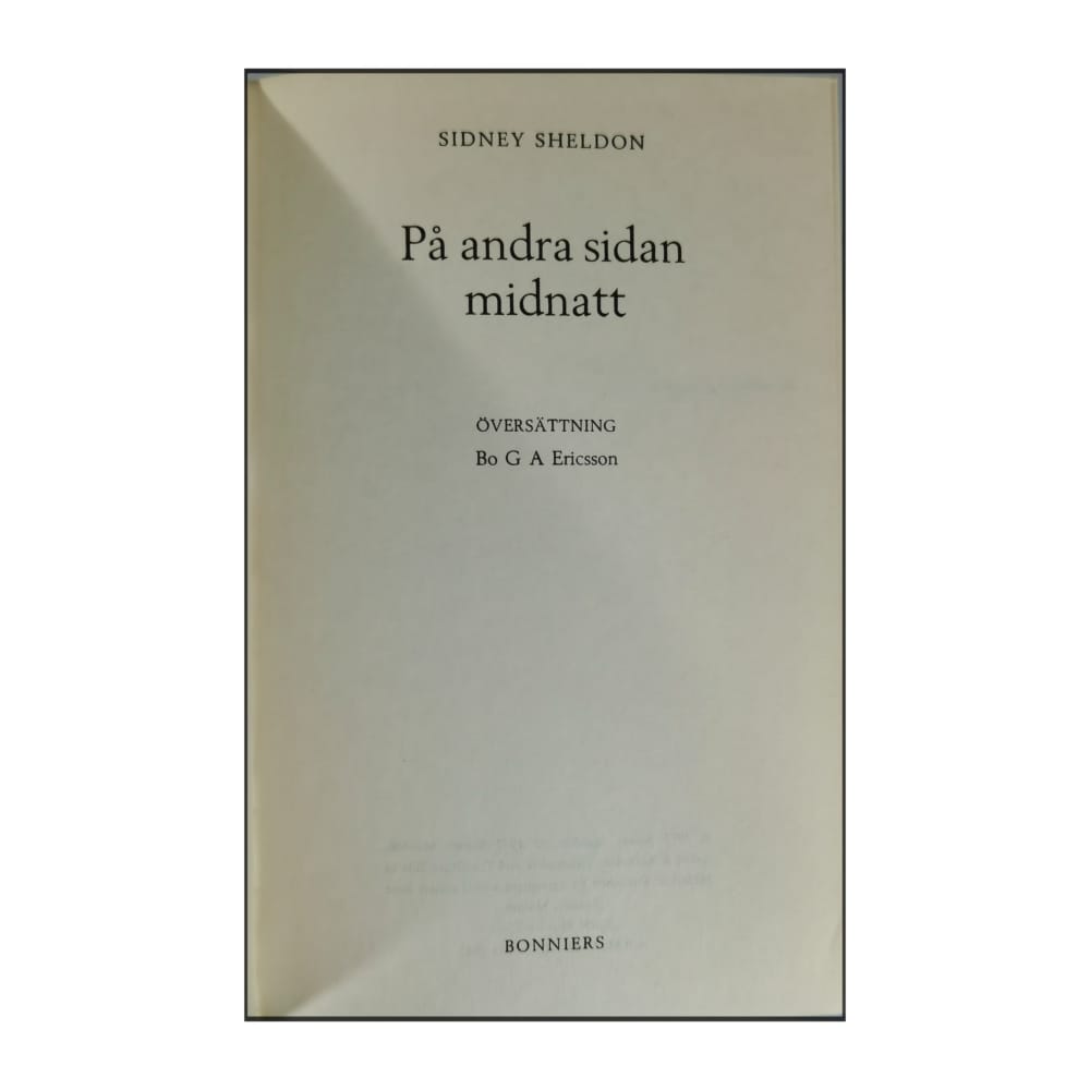 Sidney Sheldon: På Andra Sidan Midnatt