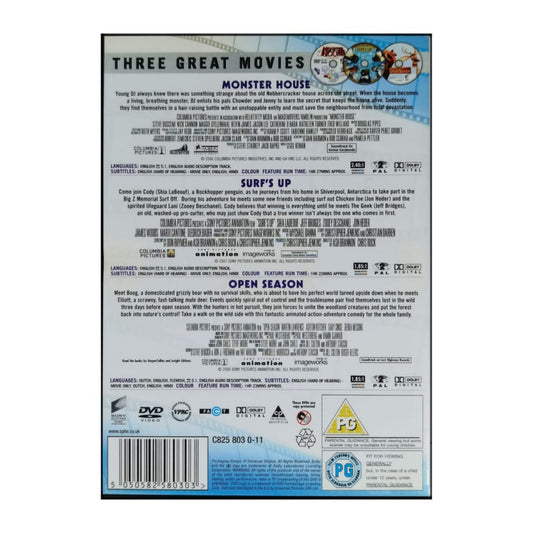 Monster House + Surf'S Up + Open Season