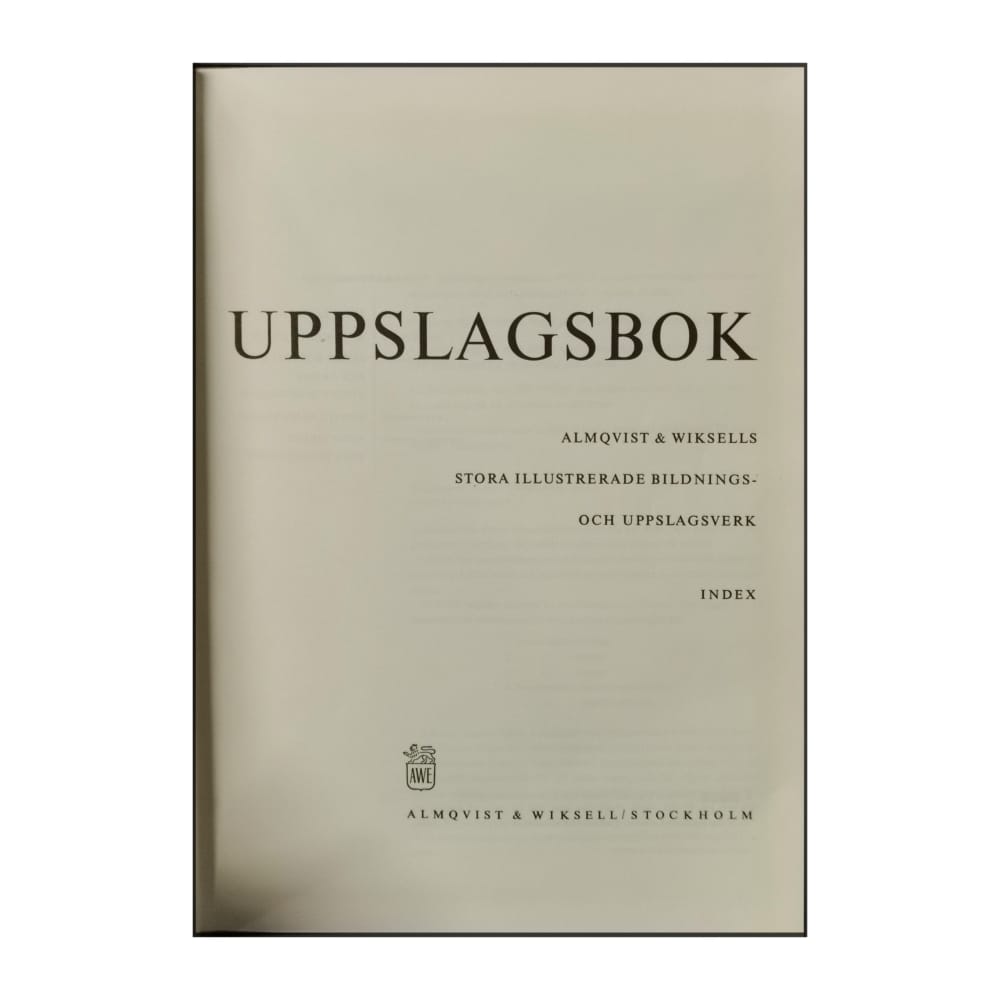 Focus Uppslagsbok Index