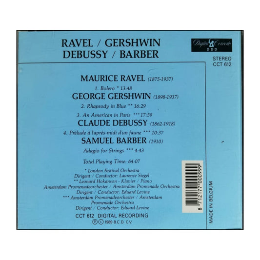 Ravel & Gershwin & Debussy & Barber