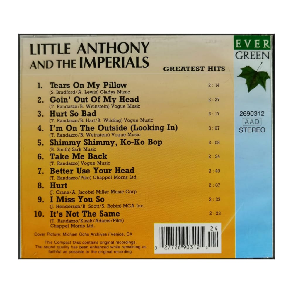 Little Anthony And The Imperials: Greatest Hits
