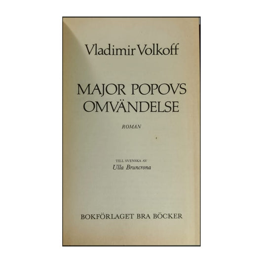 Vladimir Volkoff: Major Popovs Omvändelse