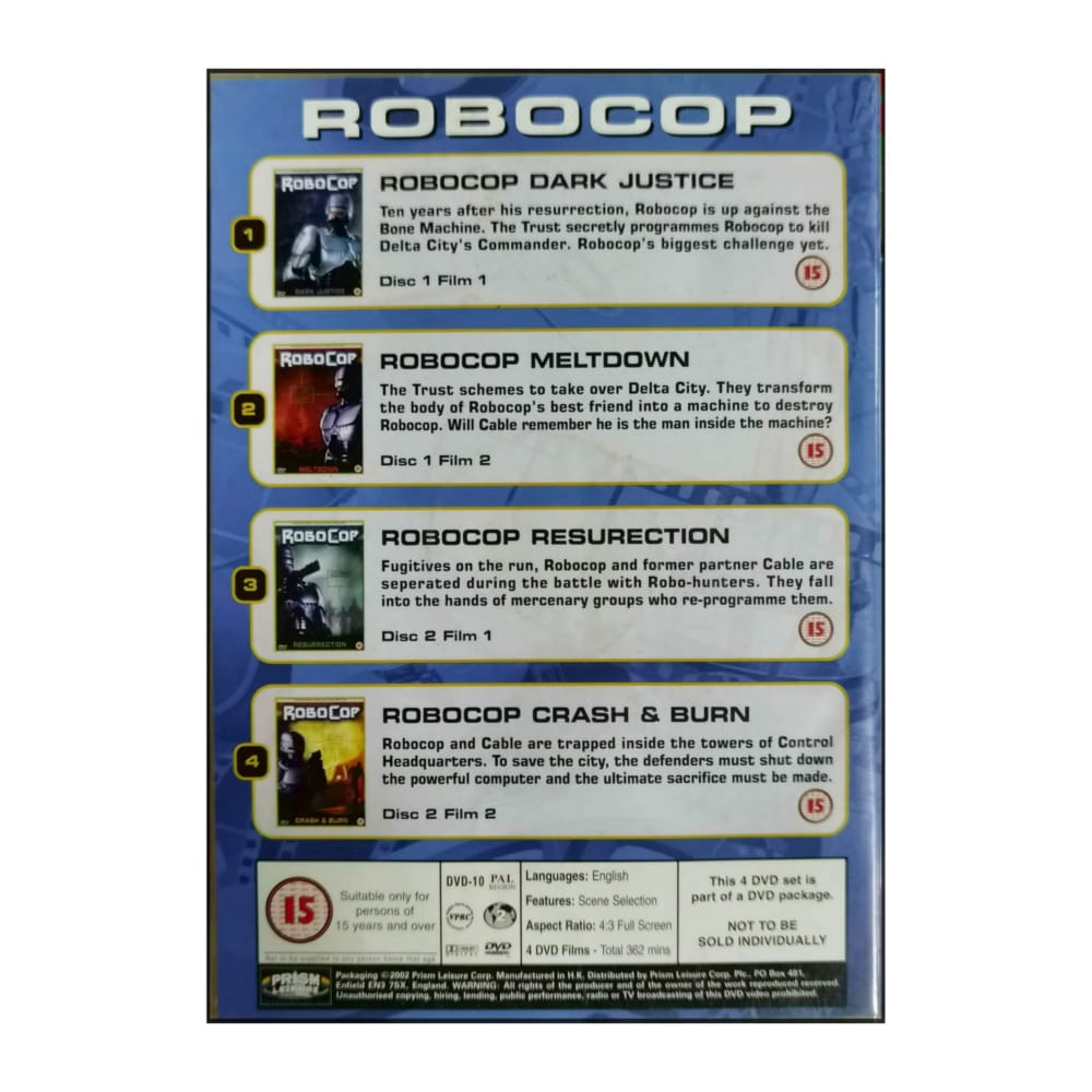 Robocop: Dark Justice + Meltdown + Resurrection + Crash & Burn
