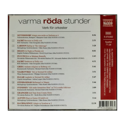 Varma Röda Stunder: Verk För Orkester