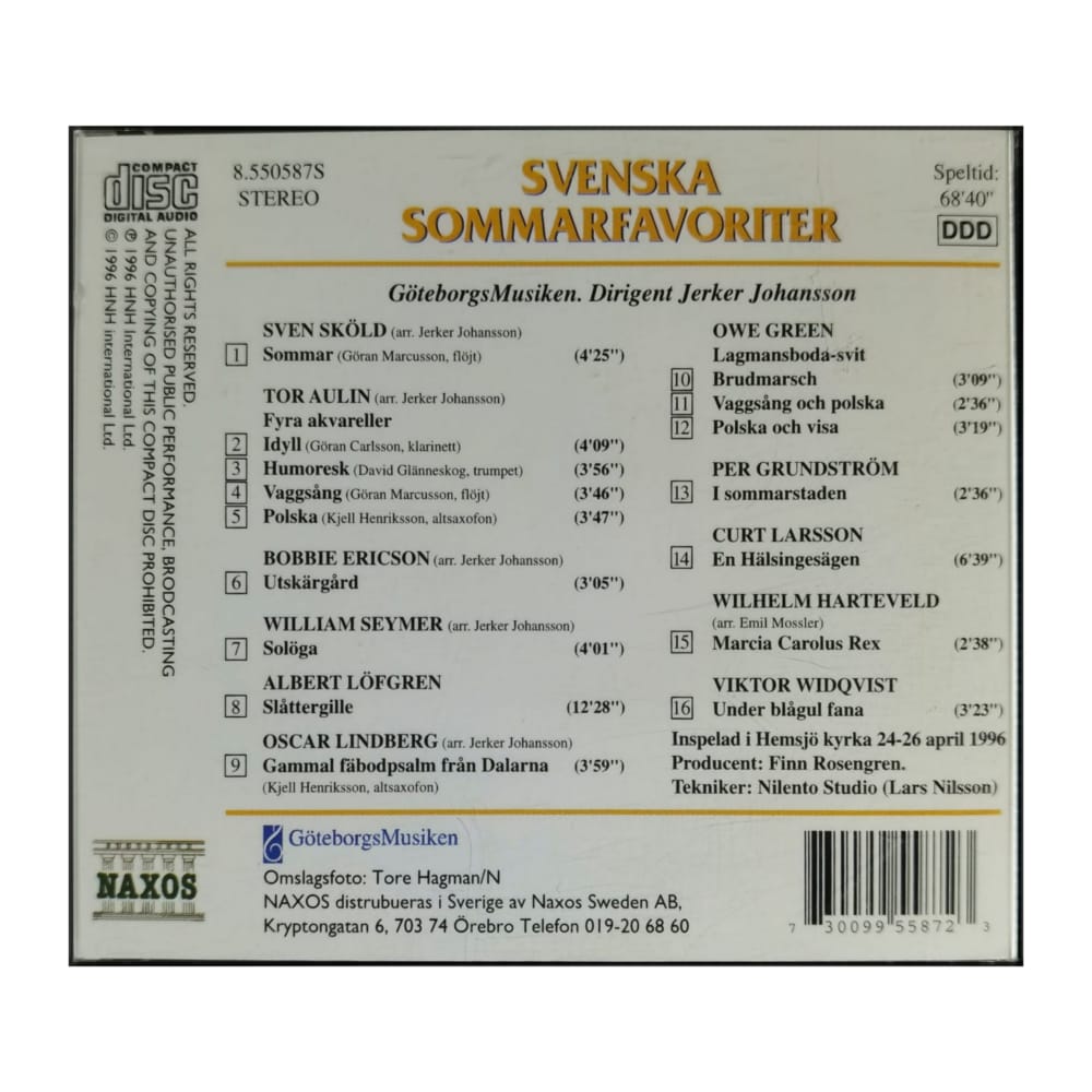 Göteborgsmusiken: Svenska Sommarfavoriter