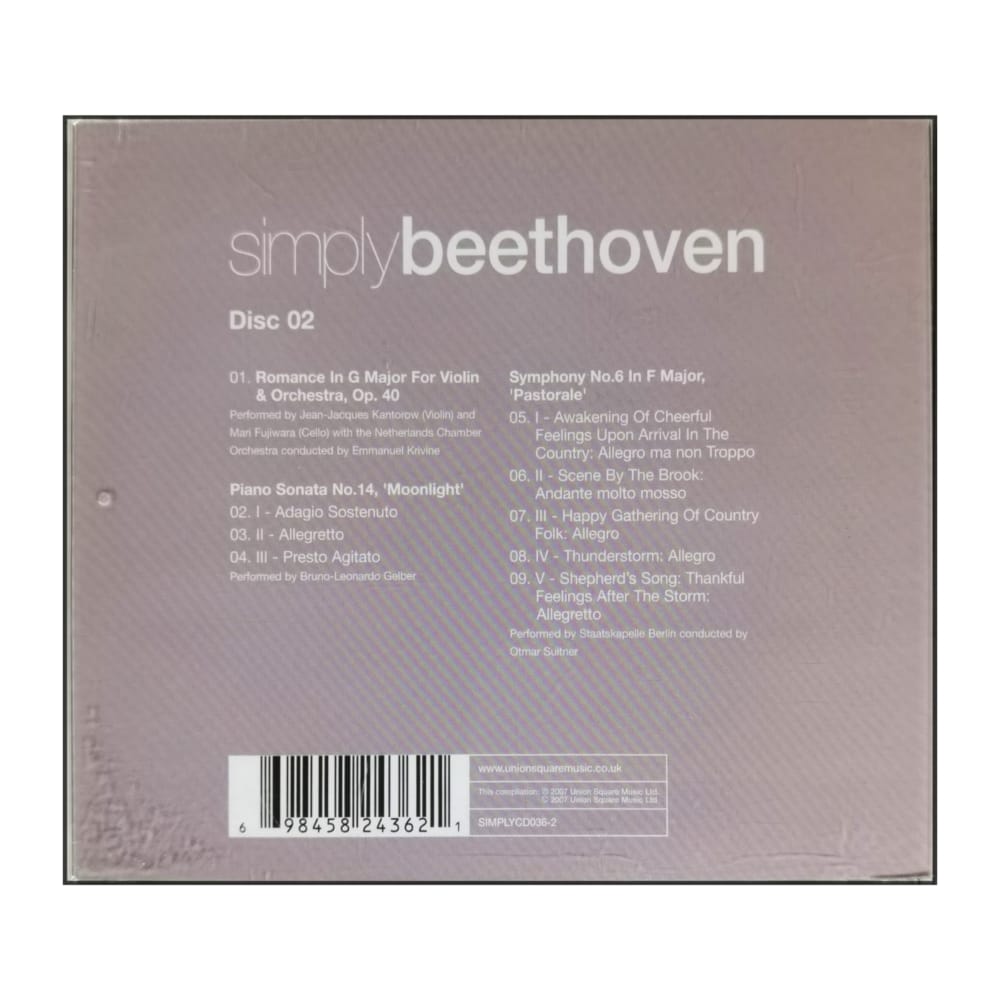 Ludwig Van Beethoven: Simply Beethoven Disc-2