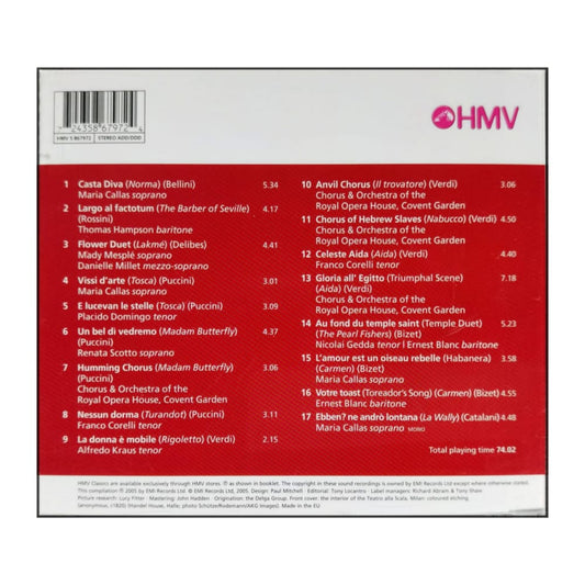 Hmv Classics: Opera Favourites