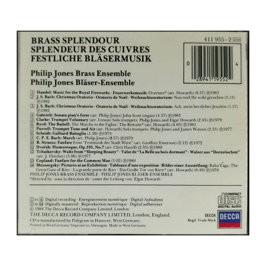 Philip Jones Brass Ensemble: Brass Splendour