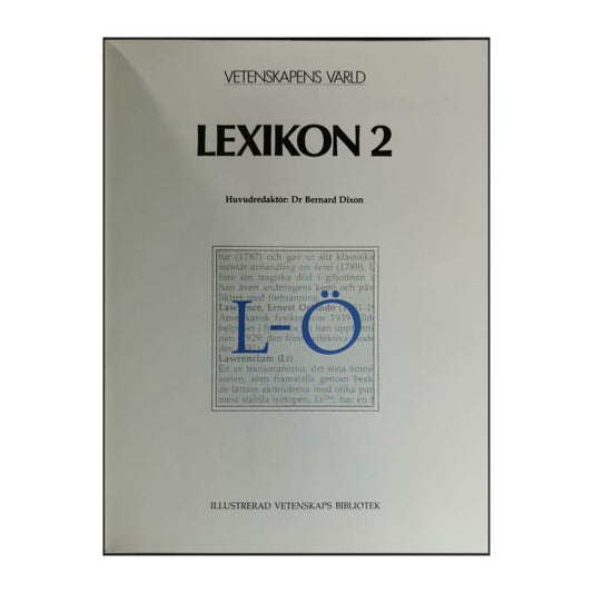 Vetenskapens Värld: Lexikon 2 L-Ö