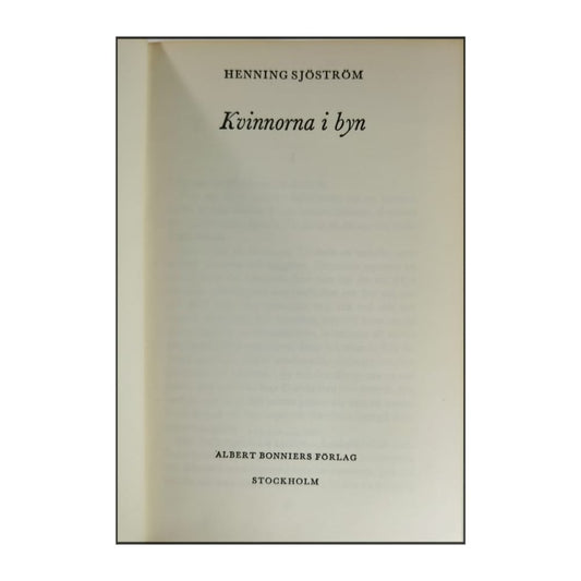Henning Sjöström: Kvinnorna I Byn
