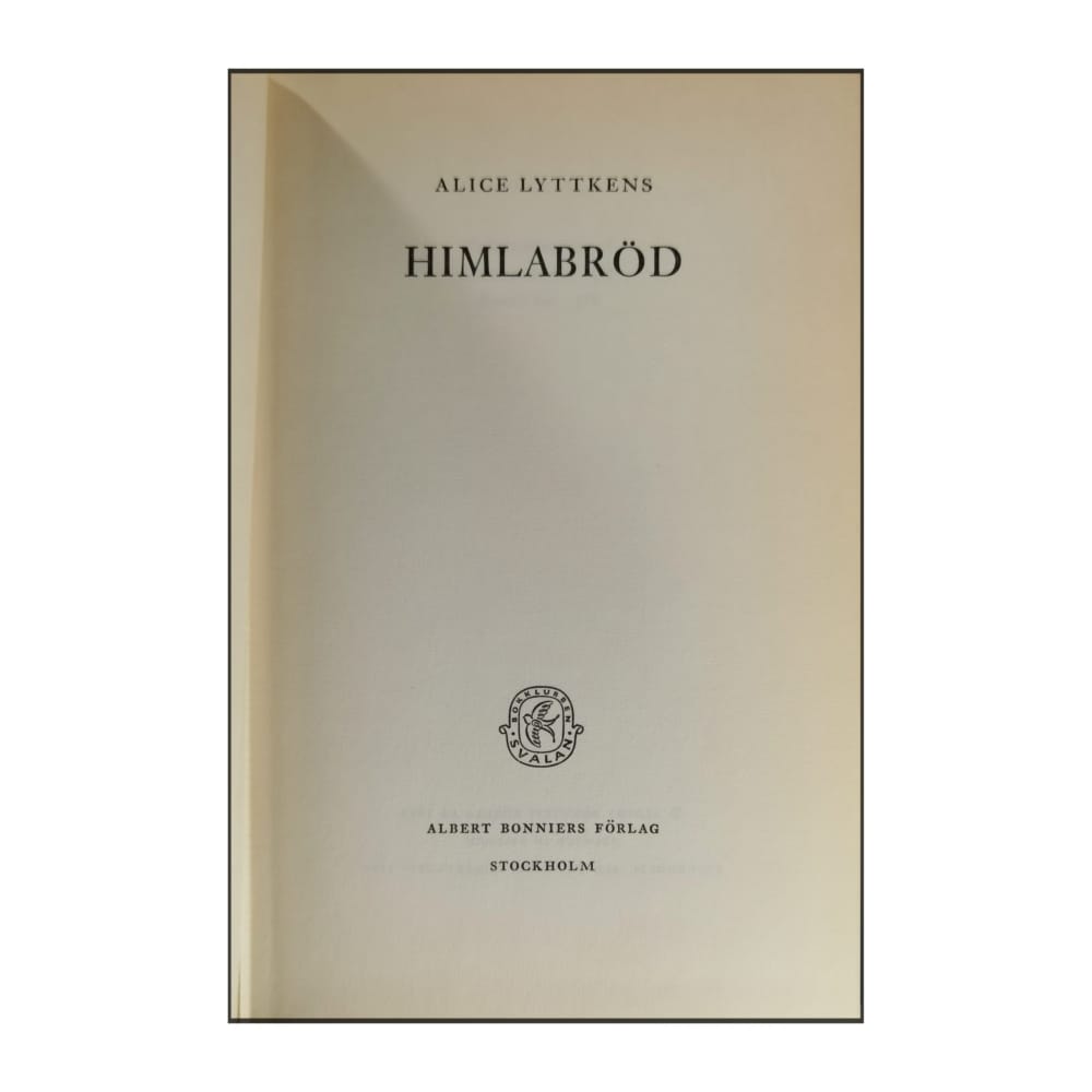 Alice Lyttkens: Himlabröd