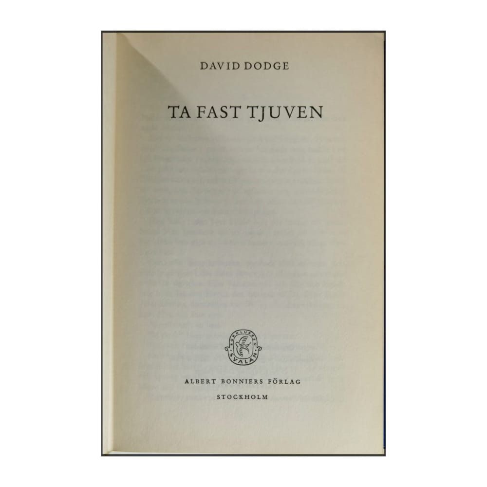 David Dodge: Ta Fast Tjuven