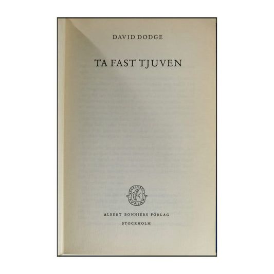 David Dodge: Ta Fast Tjuven