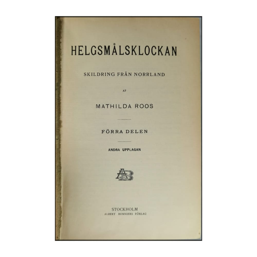 Mathilda Roos: Helgsmålsklockan 1