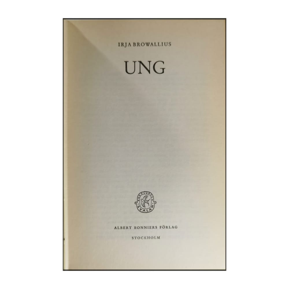 Irja Browallius: Ung