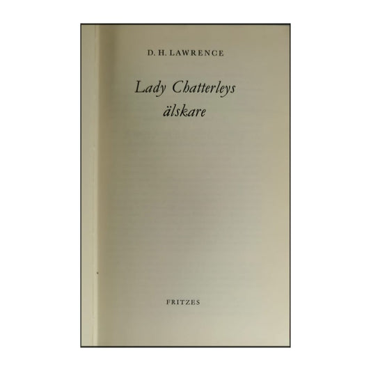 D.H. Lawrence: Lady Chatterleys Älskare