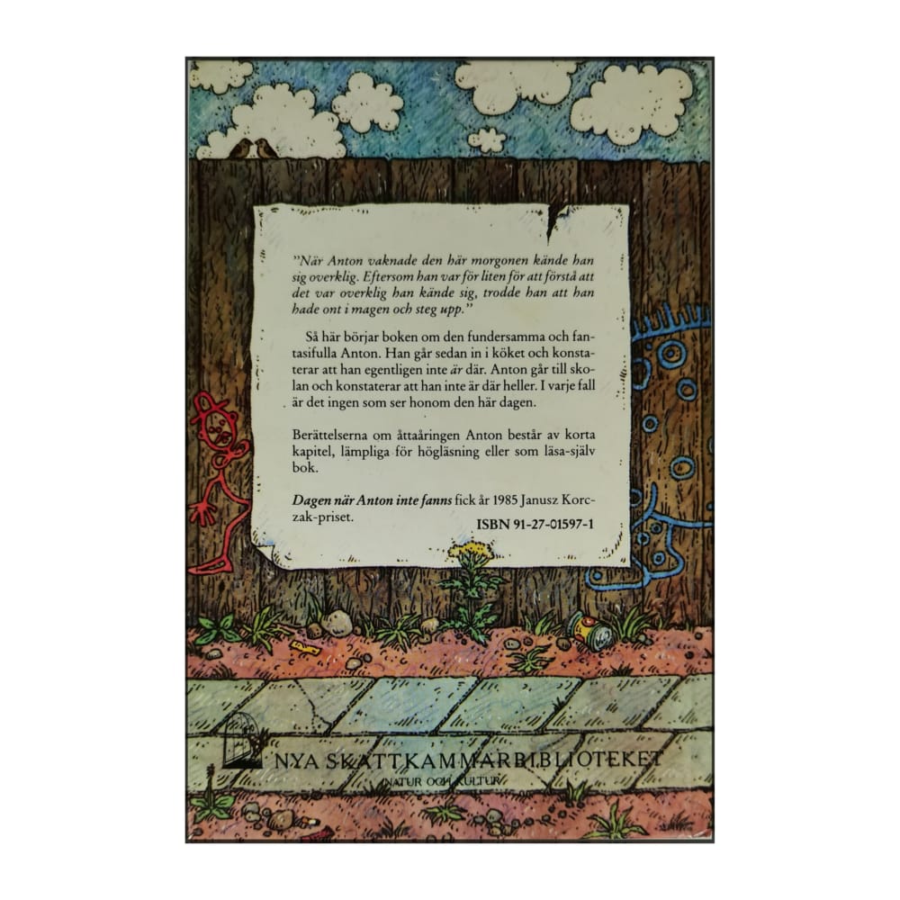 Edith Schreiber-Wicke: Dagen När Anton Inte Fanns