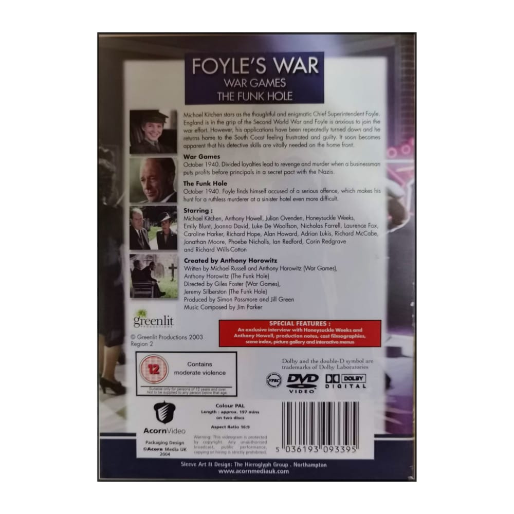 Foyle'S War: War Games + The Funk Hole