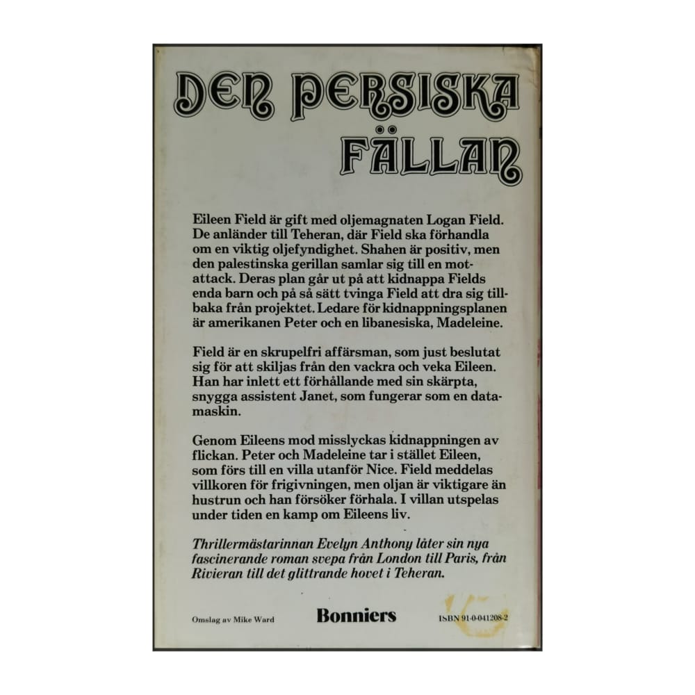 Evelyn Anthony: Den Persiska Fällan