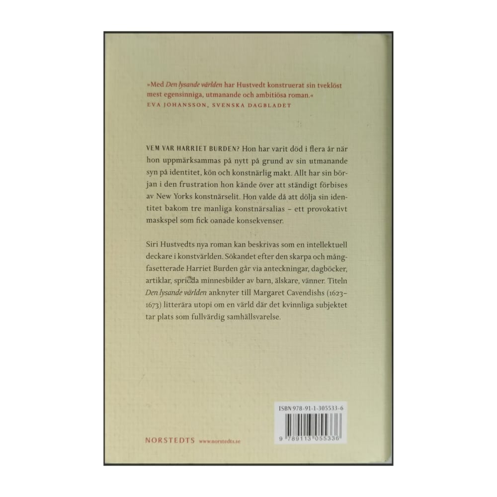 Siri Hustvedt: Den Lysande Världen
