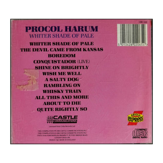 Procol Harum: A Whiter Shade Of Pale