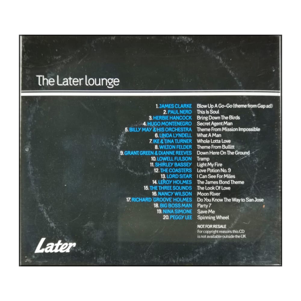 Later: The Later Lounge