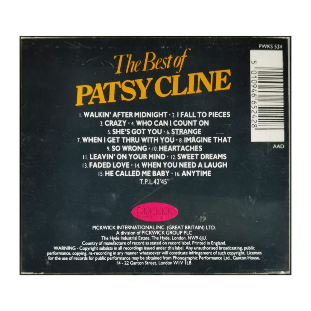 Patsy Cline: The Best Of
