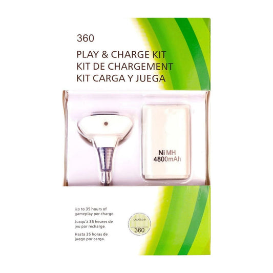 Xbox 360: Charge Kit (White)
