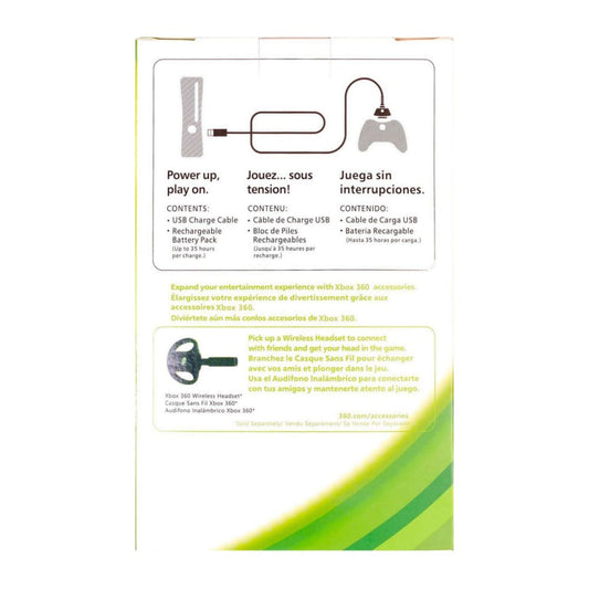 Xbox 360: Charge Kit (White)