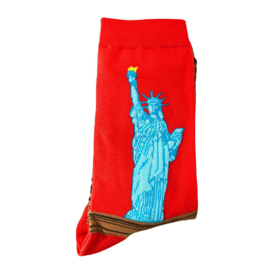 Statue Of Lliberty (M-L) Socks