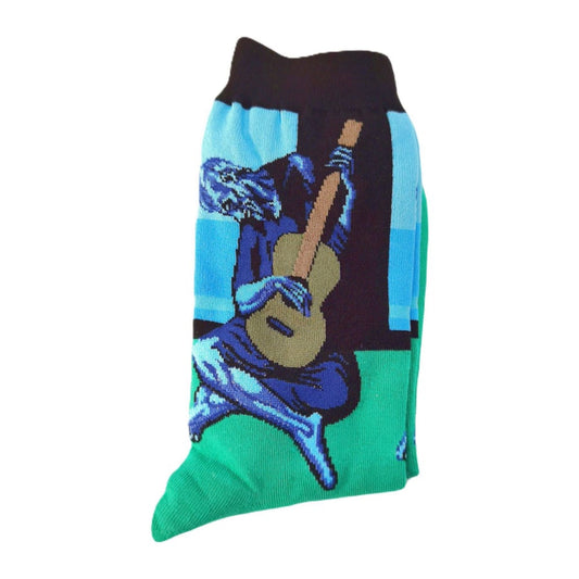 The Old Guitarist (M-L) Socks