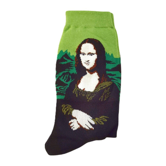Mona Lisa (M-L) (Green) Socks