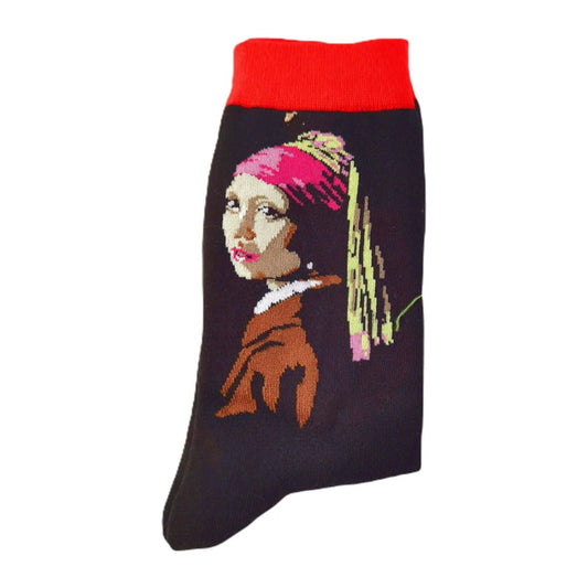 Girl With A Pearl Earring (M-L) Socks