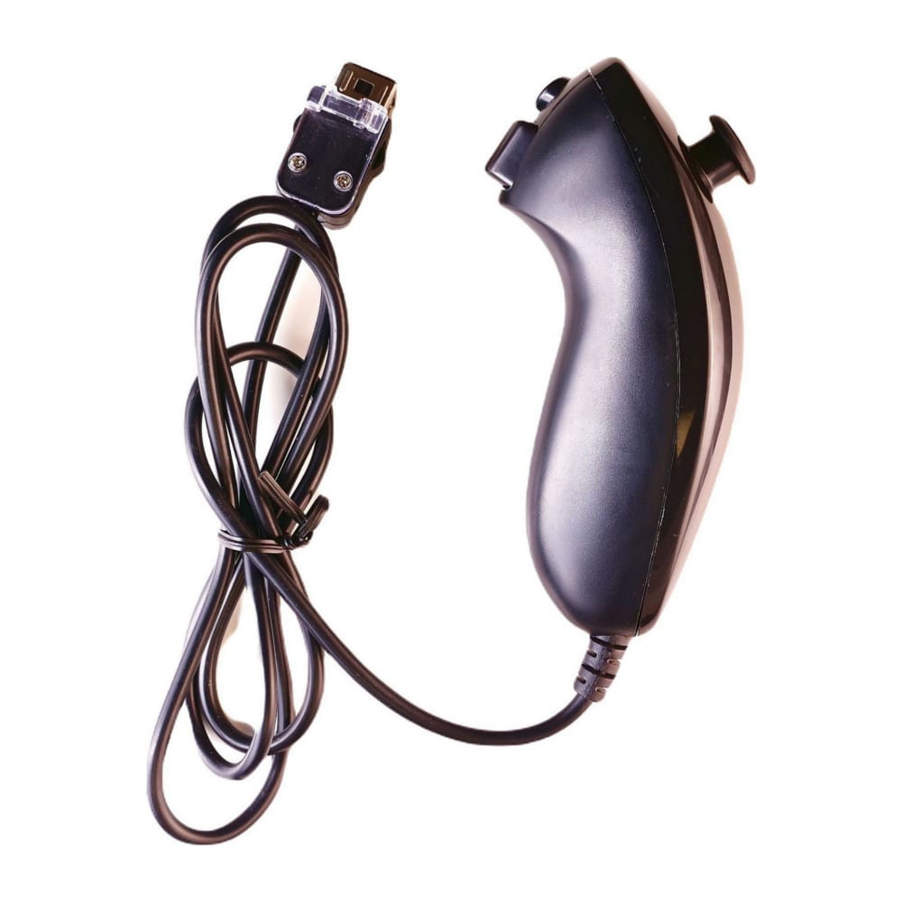 Nintendo Wii: Nunchuck Wired (Black)