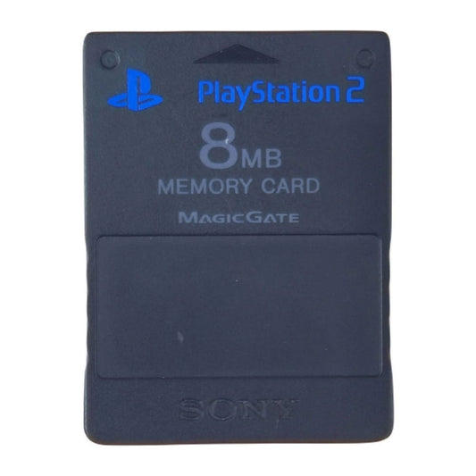 Playstation 2: Memory Card (8Mb) Scph-10020 02-02 (Black) Ps2 Sony