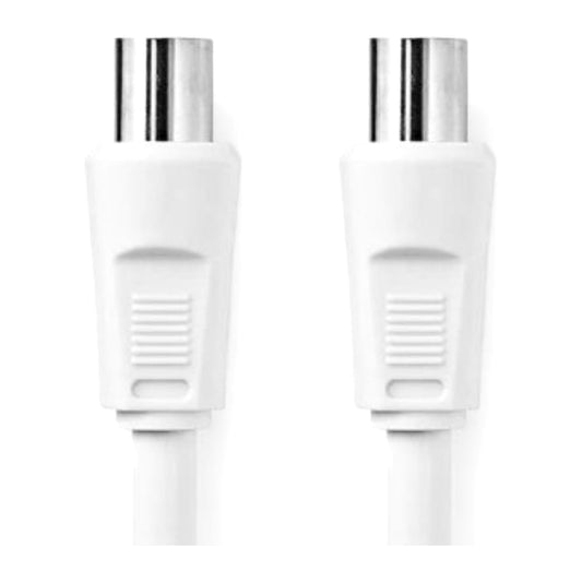 Rf 75 Ohm (M) To (F) (5M) (White)